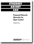 Ethernet, ARCNET, CAN: Proposed Network Hierarchy for Open Control